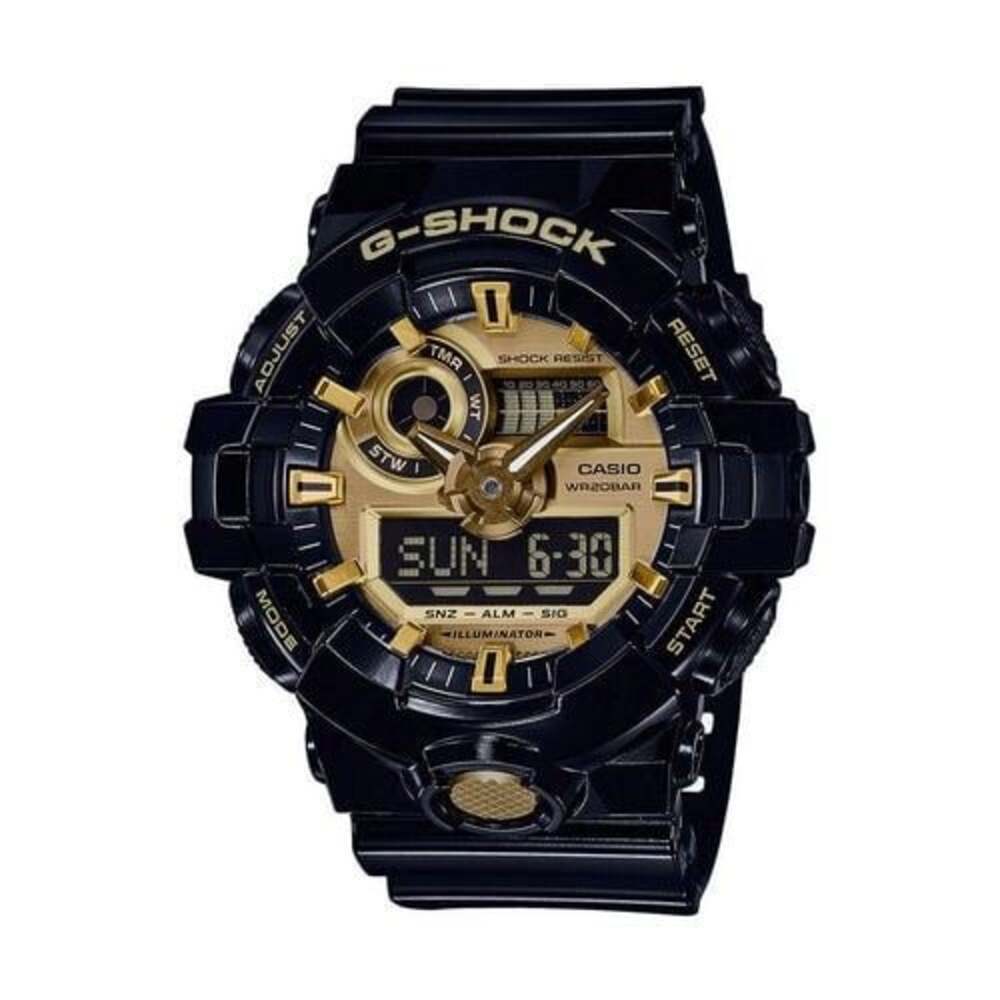 Casio G-Shock Men's Watch GS BASIC Black Gold (Ø 53,5 mm)